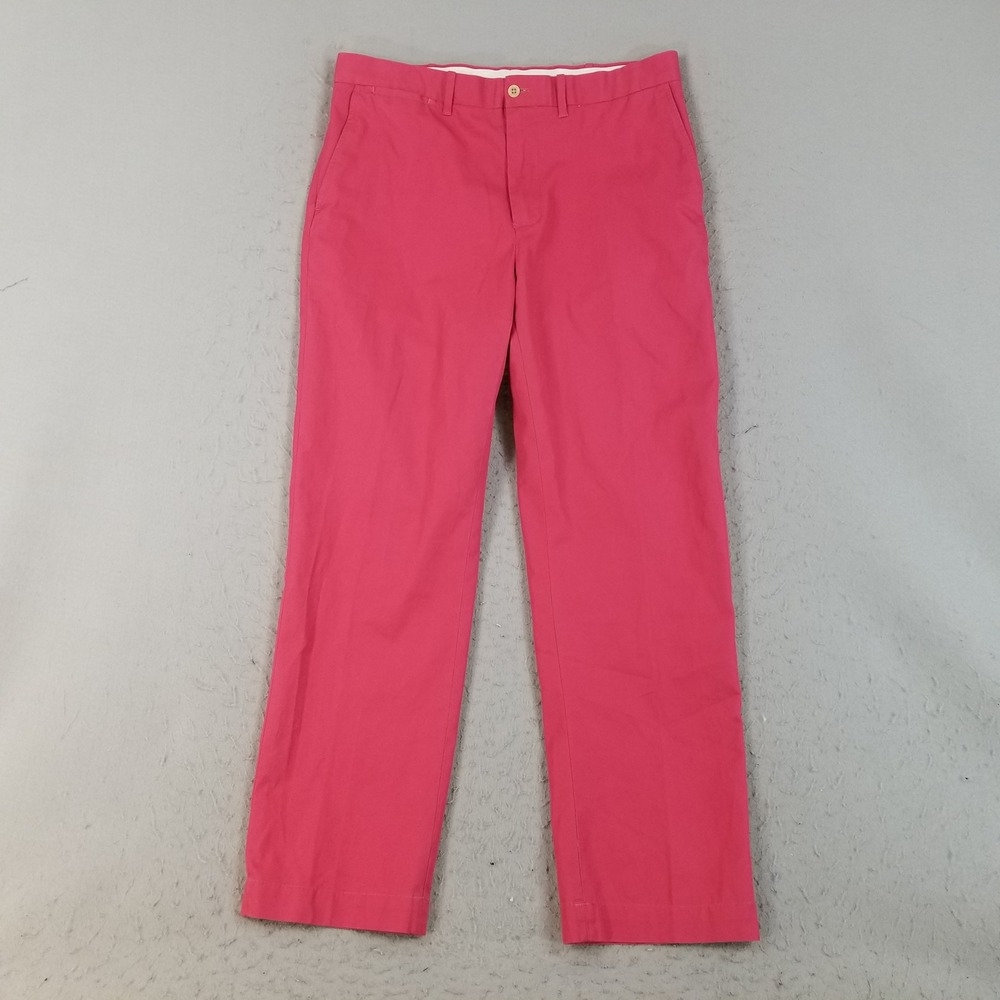 Polo Golf Ralph Lauren Pants Mens 34x32 Pink Chino Straight Leg Cotton RN41381